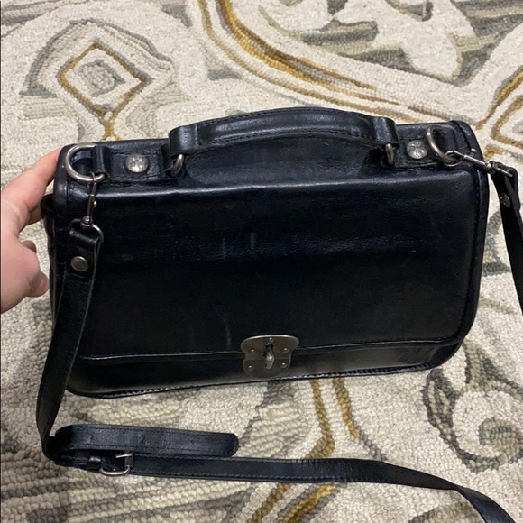💕Patricia Nash black leather large crossbody bag - Picture 10 of 16
